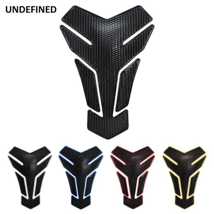 3D Universal Carbon Fiber Tank Pad Protector Sticker For Motorcycle Tank Protector - Bike Stickers