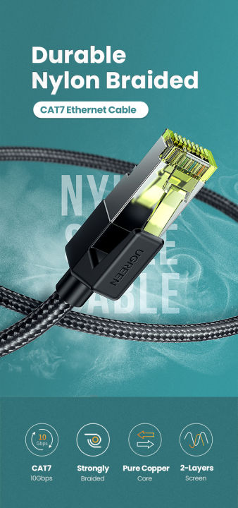 UGREEN%20NW150%20Cat7%20Ethernet%20Cable%20-%200.5M/2M/3M/5M/15M%20-%20Up%20to%2010Gbps%20High%20Speed%20-%20Support%20600MHz%20bandwidth%20-%20Flexible%20&%20Durable%20-%20Braided%20Cable%20-%20Image%207