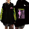 Cyberpunk Edgerunners Rebecca Anime Zipper Hoodie Y2K. 