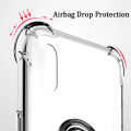 Phone case For OPPO F21 Pro 4G Back Cover Soft Clear Shockproof Car Magnetic Holder Ring Back Cover OPPO F21 Pro 4G Phone cases. 