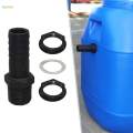 Barrel Duct Thick Rain Barrel Hose Nozzle for Water Tanks Ponds Aquariums.