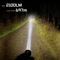 Sofirn IF22A 2100lm Flashlight 21700 Powerful Light SFT40 LED 680M Long Range USB C Rechargeable Charging Throw Torch. 