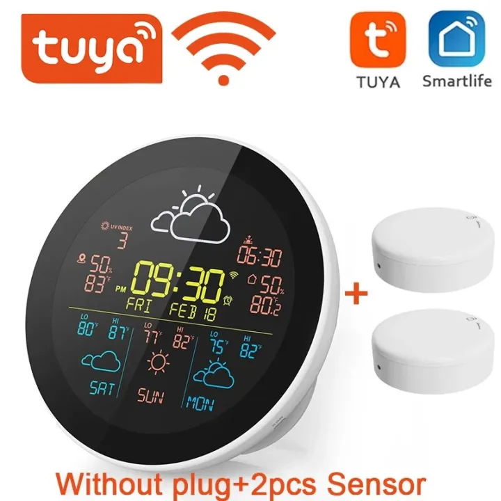 Tuya%20WiFi%20Weather%20Clock%203-Day%20Weather%20Forecast%20Weather%20Station%20Wireless%20Smart%20Thermometer%20Hygrometer%20Remote%20Gauge%20Alarm%20Clock%20-%20Image%207
