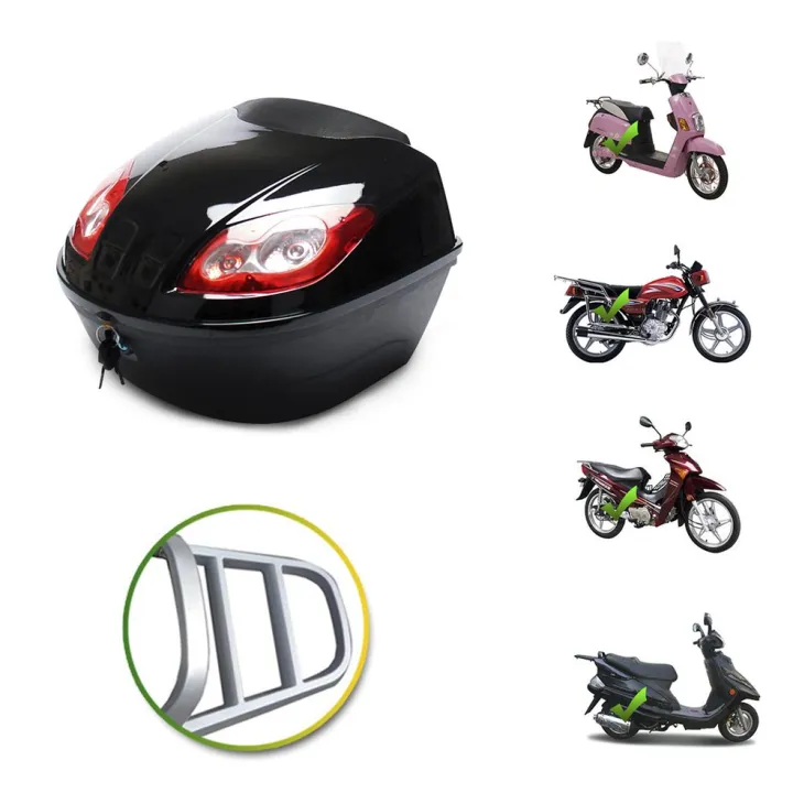 E-Bike%20Tail%20Box%20Electric%20Scooter%20Trunk%20Motorcycle%20Top%20Case%20Storage%20Hard%20Case%20-%20Black%20-%20Image%203
