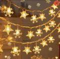 Reusable Christmas Atmosphere Decorative Light String Family Holiday Party Background Decoration Props LED.