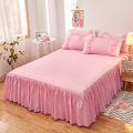 Bed skirt bedspread skirt single piece dust cover bed skirt bed apron cover anti-slip bed cover bed group girl 1.51.8. 