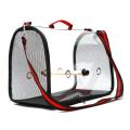 Lightweight Bird Carrier Cage Transparent Clear PVC Breathable Parrots Travel Bag. 