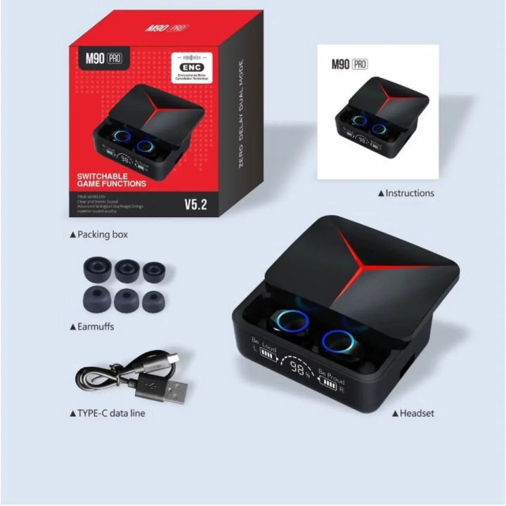 M90%20Pro%20TWS%20Earphones%20HD%20Voice,%20Noise%20Cancelling,%20Bluetooth%20Earbuds%20-%20Elevate%20Your%20Audio%20with%20Unparalleled%20Sound%20Experience%20-%20Image%204