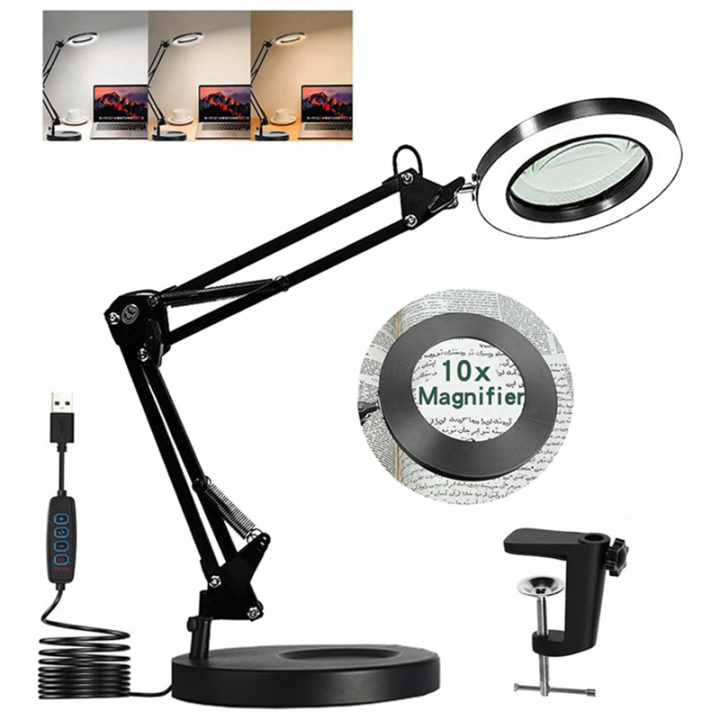Magnifying%20Glass%20with%20Light%20and%20Stand,%2010X%20Magnifying%20Lamp,%202-In-1%20Magnifying%20Desk%20Lamp%20with%20Clamp,%203%20Color%20Mode%20Led%20Desk%20Lamp%20-%20Image%204