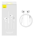 Baseus Encok H18 Wired Earphone In Ear Headset With Mic Stereo Bass Sound 3.5mm Jack Earphone Earbuds Earpiece For iPhone Samsung Xiaomi. 