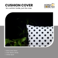 Cushion Cover, Black & White (16"x16") Only Cover. 