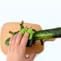 Smart Plastic Stainless Steel Double Finger Palm Peeler Fruit Vegetable Peeler Knife.