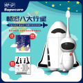 Shuning Children's Rechargeable Cartoon Astronaut Baby Soft Hair Waterproof Intelligent Sound Wave Electric Toothbrush, ages 2-6-12. 