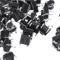 100 Pcs 6X6X5mm 4-Pin DIP Through Hole Momentary Tactile Push Button Switch.