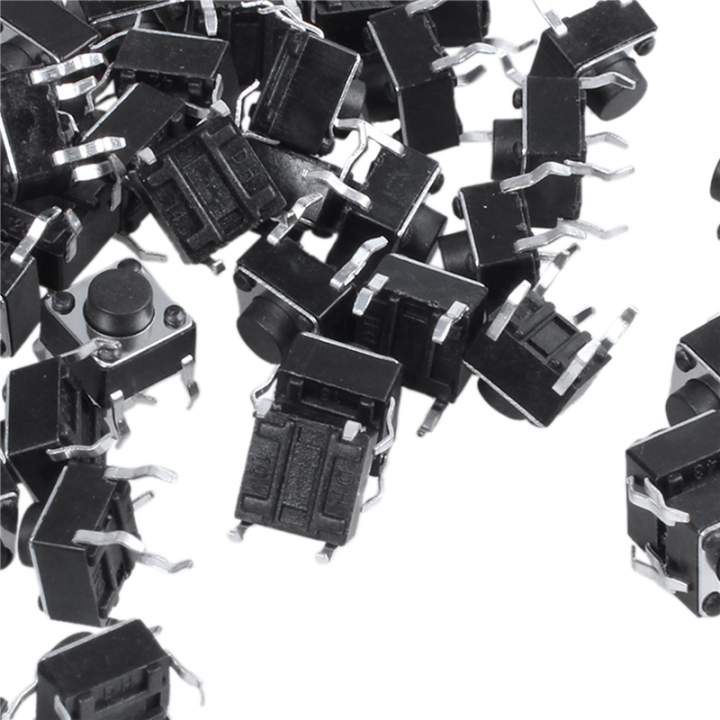 100%20Pcs%206X6X5mm%204-Pin%20DIP%20Through%20Hole%20Momentary%20Tactile%20Push%20Button%20Switch%20-%20Image%205