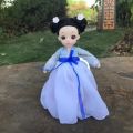 【The road to happiness Store】16cm Bjd Chinese Style Doll 13 Movable 1/12 DIY Girl Dress Up 3D Mini Doll and Clothes Shoes Kids Fashion Gifts. 