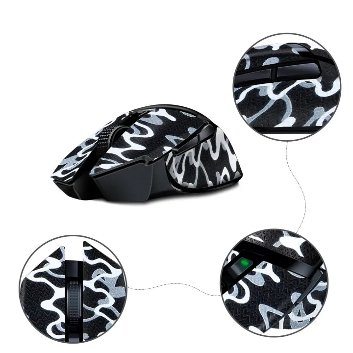 Mouse%20Grip%20Tape%20Stickers%20for%20Razer%20Basilisk%20Ultimate/Basilisk%20X%20Hyperspeed%20Mouse%20Anti%20Slip%20Skin%20securely%20-%20Image%202