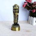 AUGEN Antique Finish Singapore Souvenir Merlion Metal Miniature Statue 6.5" (9323). 
