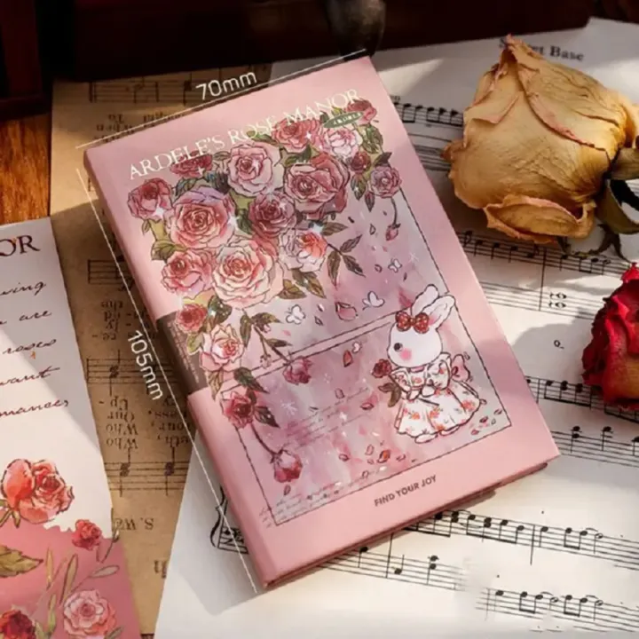Rose%20Manor%20Notebook%20Cute%20A7%20Size%20Portable%20Diary%20Sweet%20Pink%20Blank%20Page%20Notepad%20for%20Student%20Diary%20Writing%20Portable%20Use%20Travel%20-%20Image%209
