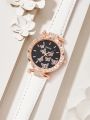 Casual Women Watch Females Leather Strap Quartz Wristwatch for Girls & Ladies Decent Watches. 