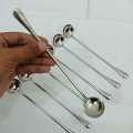 Lionel Long handle 6pcs 3pcs 2pcs or 1pcs pickling spoon stainless steel silver color mirror polish spoon best for cutlery 23 cm long. 