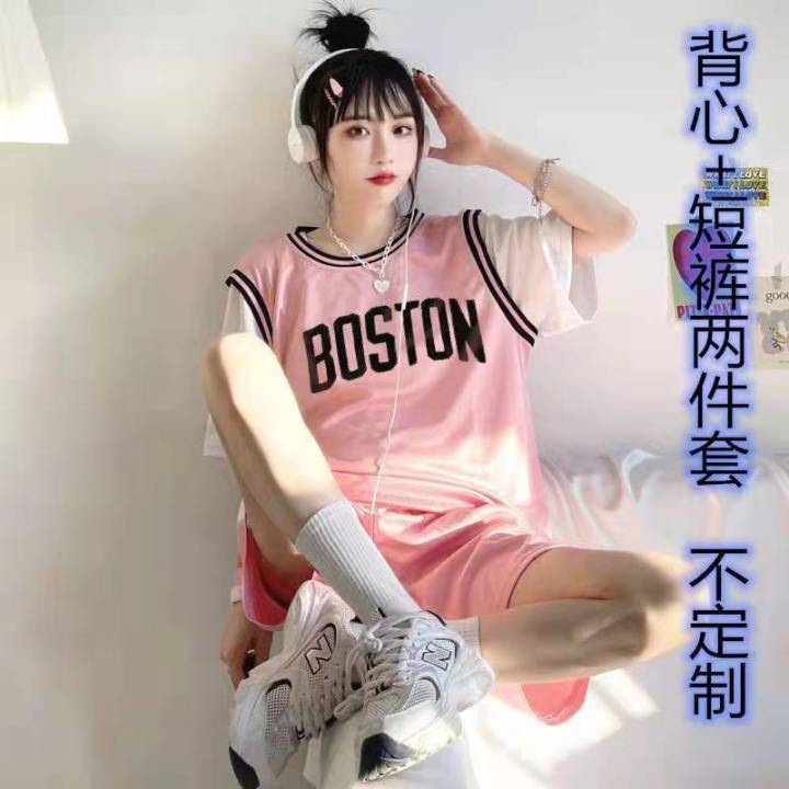 Customizable%20Digital%20Basketball%20Wear%20Suit%20Men's%20and%20Women's%20Summer%20Student%20Korean%20Sleeveless%20Jersey%20Vest%20Shorts%20Sports%20Two-Piece%20Suit%20-%20Image%202