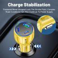 3 In 1 Dual Line Car Charger 90W QC3.0 Car Fast Charger Phone Adapter For Iphone For Samsung For Huawei For Xiaomi M4M4. 