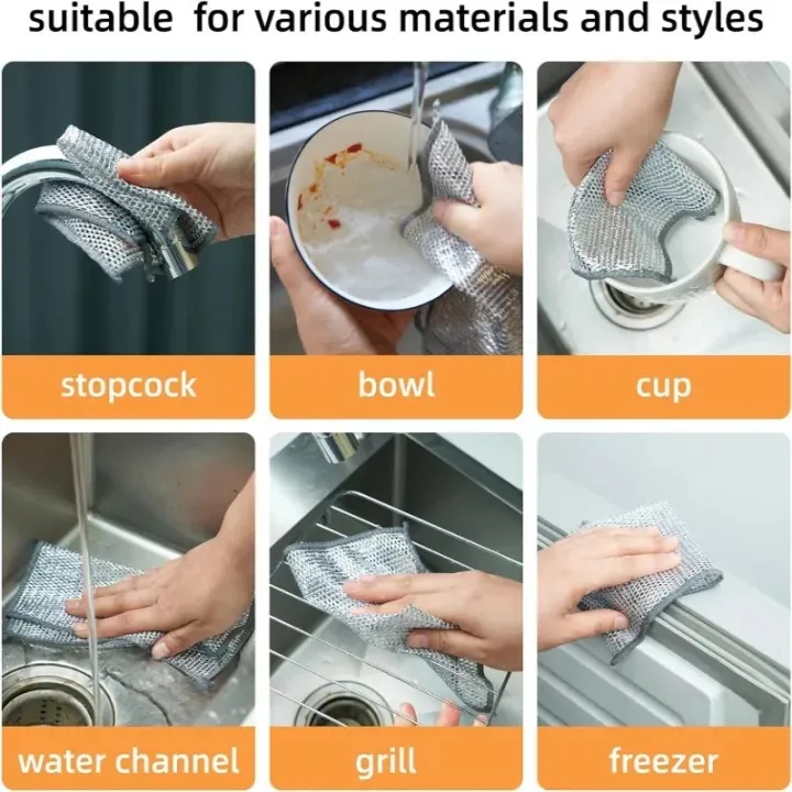 3/5%20Pcs%20(%20Double%20Lear%20)%20%20Silver%20Plastic%20mix%20Kitchen%20Cleaner%20Double%20Lear%20%20magic%20majoni%20Multiple%20Purpose%20magic%20majoni%20Dish%20majoni%20-%20Image%202