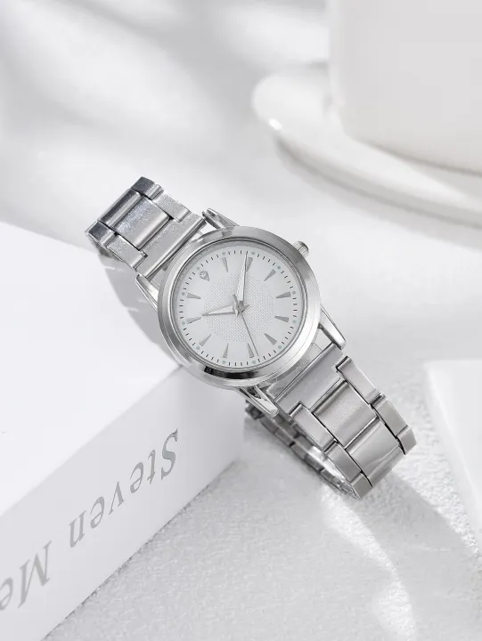 New%206PCS%20Set%20Luxury%20Watches%20Set%20Women%20Silver%20Fashion%20Elegant%20Wristwatch%20Quartz%20Watch%20Ladies%20Clock%20-%20Image%203