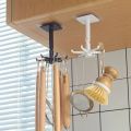 Kitchen Hook Multi-Purpose Hooks 360 Degrees Rotated Rotatable Rack For Organizer And Storage Spoon Hanger For Kitchen Gadgets_ Best Rate.