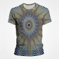 Funny Abstract Visual Illusion Psychedelic Pop T Shirts For Men 3D Abstract Art Printed Tee Shirts Kids Fashion Vintage Clothes. 