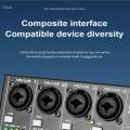 6 Channel Mixer Professional 256 Reverb Effect Audio Mixer Sound Board System for Computer.