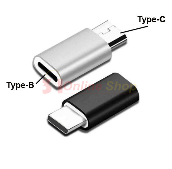 Type B Female to Type C Male Adapter - USB Converter | Daraz.com.bd