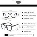 KOTTDO Classic Anti-blue Light Computer Eye Glasses Frames for Men Vintage Square Plastic Glasses Frame Women 2022. 