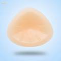 Triangle Silicone Breast Forms Fake Bra Enhancer Inserts Crossdresser Threaded 300g Beige.