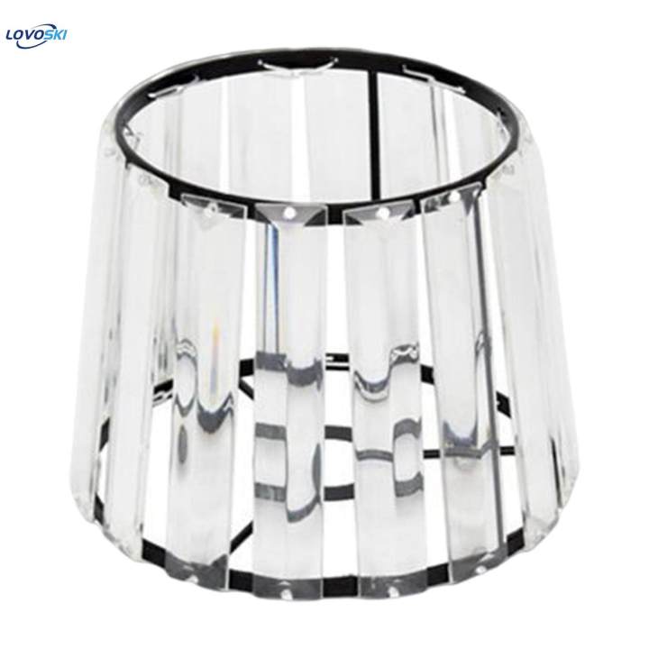 2Pcs%20Crystal%20Lampshade%20Chandelier%20Ceiling%20Fixture%20Lamp%20Shade%20Black%20-%20Image%205