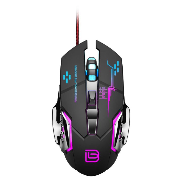 BAJEAL%20G8%20Hot%20Wheels%20Wired%20Mouse%20USB%20Gaming%206D%20Macro%20Definition%20Programming%20Luminous%20Gaming%20Machine%20-%20Image%204