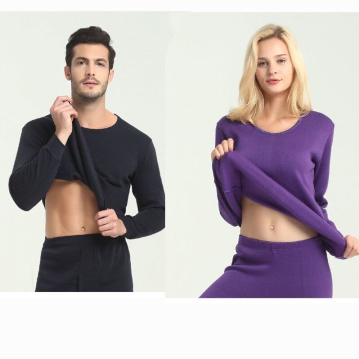 Men%20Thermal%20Underwear%20Long%20Johns%20Winter%20Tops+Pants%202%20Piece%20Set%20Keep%20Warm%20Thick%20Plus%20Size%204Xl%20Women%20Elasticity%20Comfort%20Clothing%20-%20Image%204