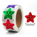 Holographic Color Gold Star Stickers for Kids Reward 1inch Foil Star Stickers Labels for Wall Crafts Classroom Teachers Supplies. 