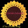 Unique Design, Crochet Doily Plate mate Round 8"+Inc and more Attractive Useful. 
