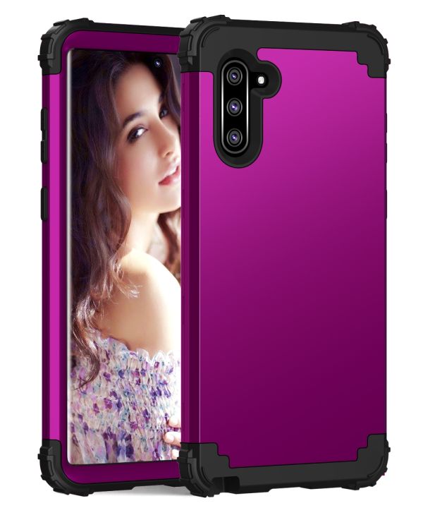 PC+ Silicone Three-piece Anti-drop Protection Case for Galaxy Note10 For Samsung Galaxy Note10