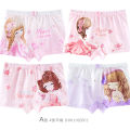Girls' Underwear Pure Cotton Boxer Children's Triangle Big Children12Year-Old Cotton without ClipPPBaby Little Girl Princess Shorts. 