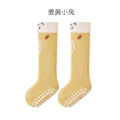 Baby Long Anti-slip Knee Socks Cartoon Combed Cotton Children Socks Newborn Baby Socks.