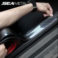 【Mary DAI Store】Car Door Carbon Fiber Rubber Stickers 5D Scratch Proof Auto Sill Protection Goods Moulding Strip Car Styling. 