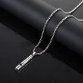 Necklace Male Hip Hip Hop Whistle Blower Pendant Cool Male Sweatshirt Necklace Fashion Accessories.