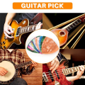 40PCS Guitar Picks Colorful 0.46mm 0.71mm 0.81mm 0.96mm Thickness Celluloid Guitar Pick Plectrums for Bass, Acoustic Guitars.