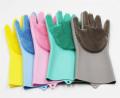Silicon Dish Washing Kitchen Hand Gloves (Various Colors) - Hand Gloves. 
