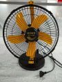 9 Inch High Speed Fan (Black and Yellow).