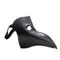 Halloween Black Rubber Plague Doctor Mask Long Nose Bird Beek Steampunk Gas Latex Face Mask Cosplay Prop for Kids and Adult. 