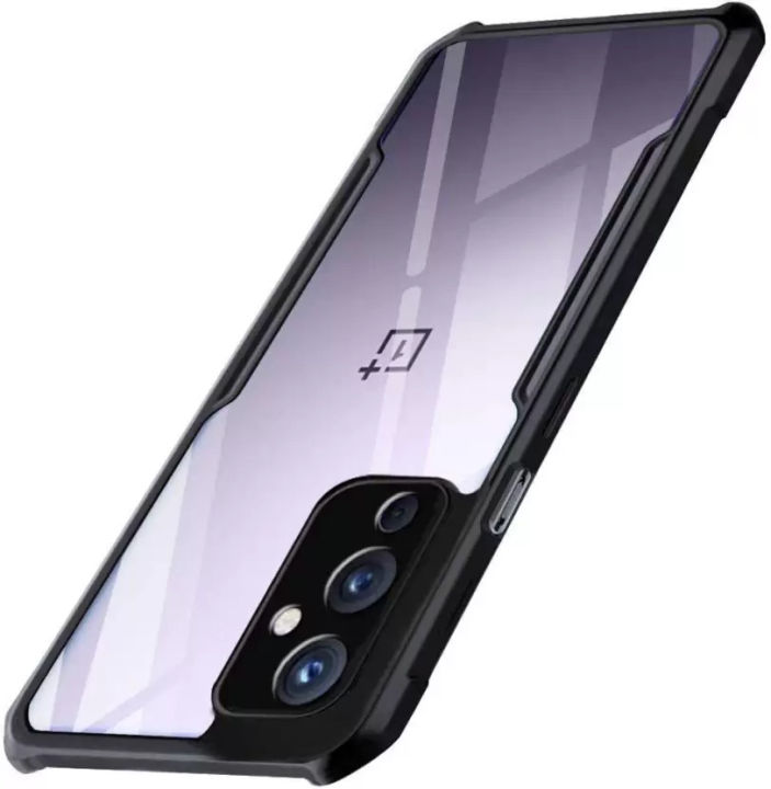 OnePlus%209%20Transparent%20Black%20Grip%20Back%20Cover%20Shockproof%20Protective%20Case%20-%20Image%204